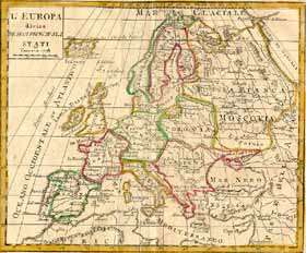 L'Europa del 1799