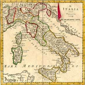 L'Italia del 1799 ...